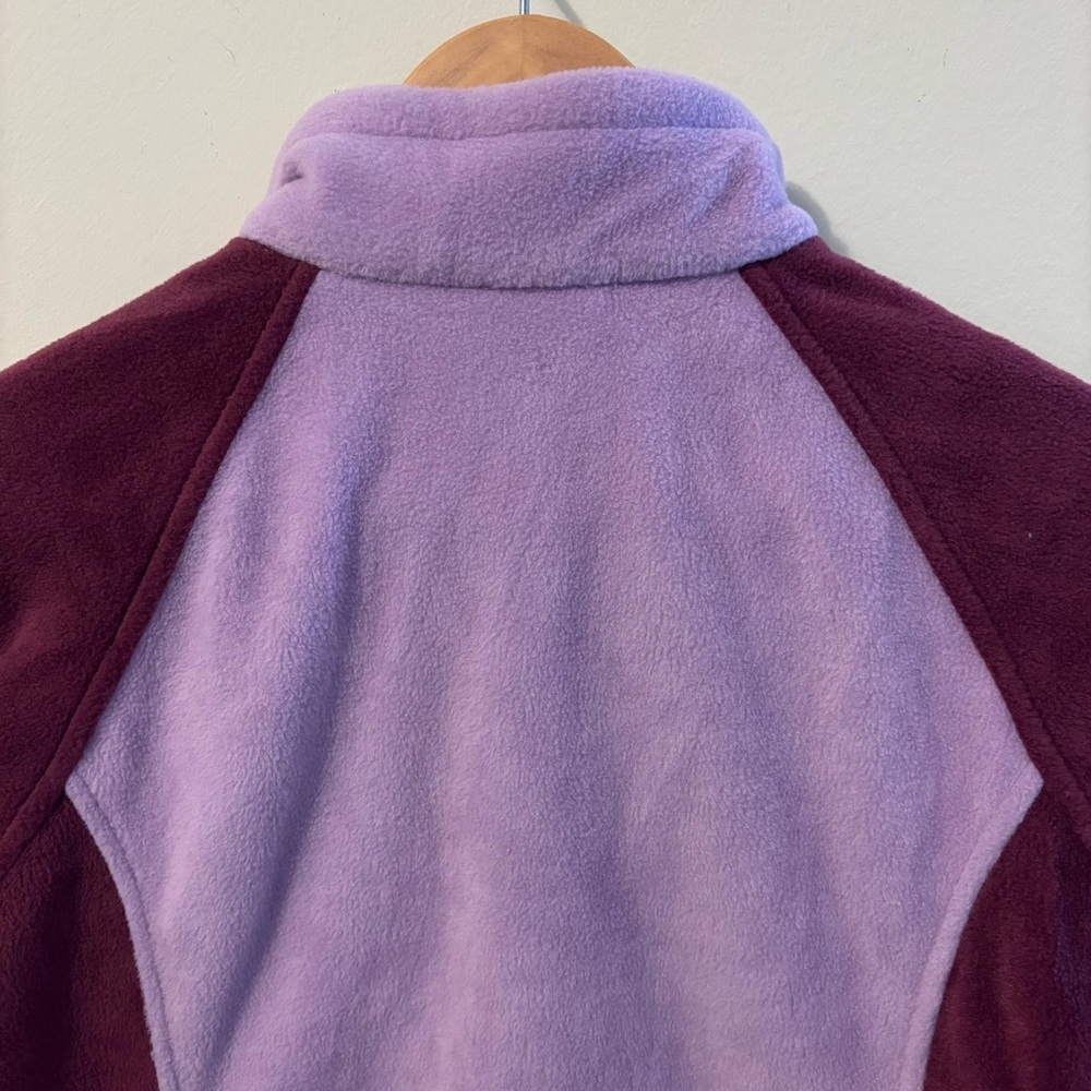 Columbia Lavender and Maroon Fleece Jacket - Picture 11 of 11